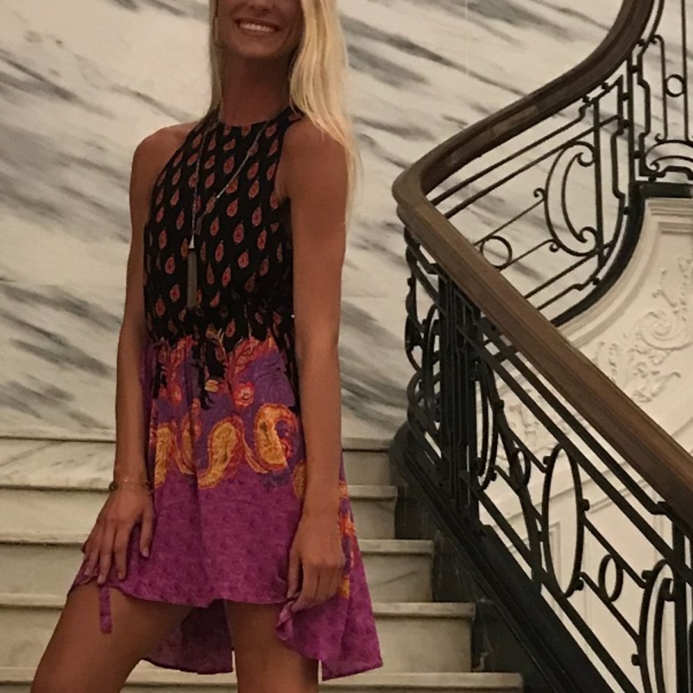 Free people side tie dress